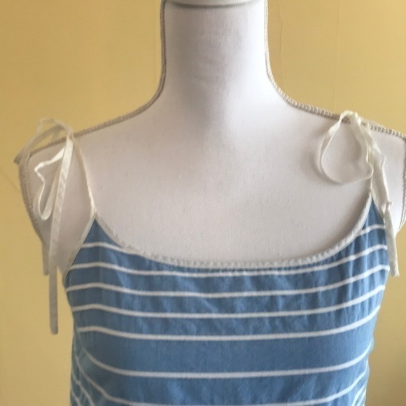 Gap blue/white striped mini dress - Picture 4 of 5